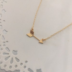 Arrow Necklace, Tiny Gold Arrow Necklace, Delicate Gold Arrow Pendant, Arrow Necklace, Gold Arrow Necklace, Bohemian Necklace