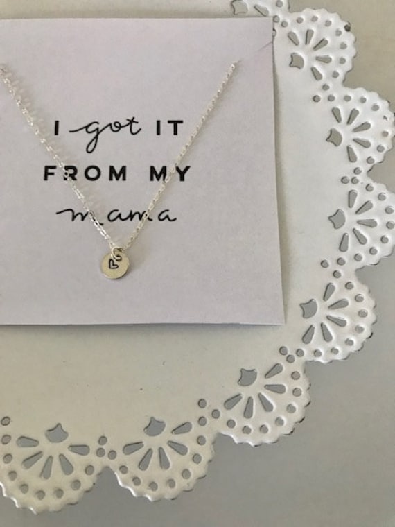 I Got It From My Mama Heart Necklace