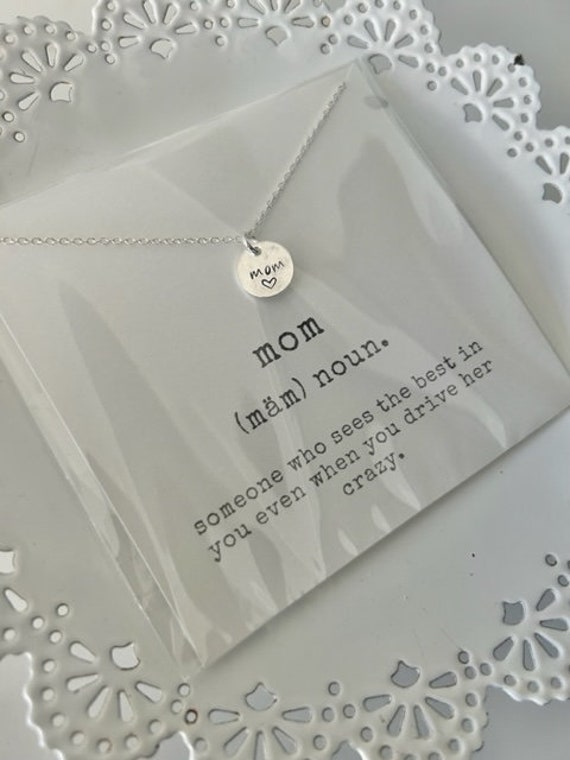 Mom Necklace in Gift Packaging