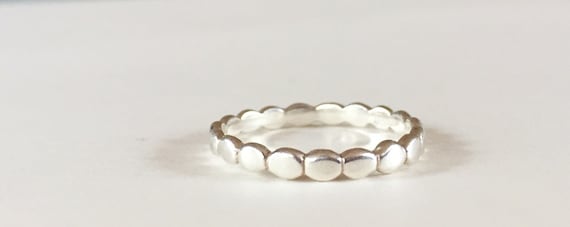 Stacking Silver Dot Ring