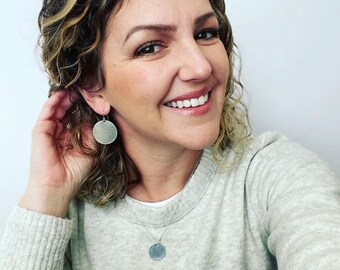 Disk Charm Necklace