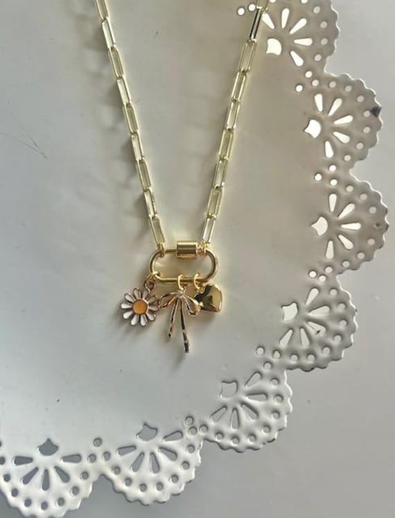 Build Your Own Custom Clip Pendant Charm Necklace