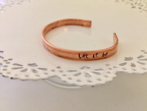 Let It Be Cuff Bracelet