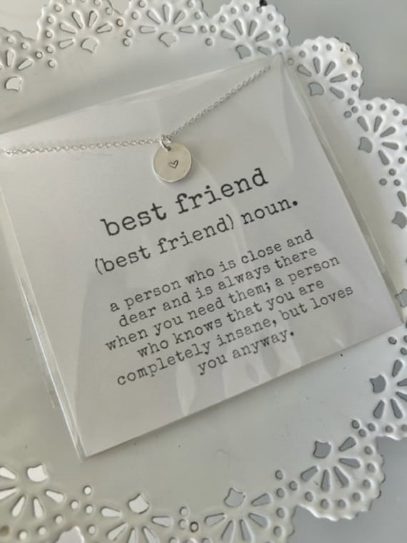 Best Friend Necklace, Gift For Best Friend