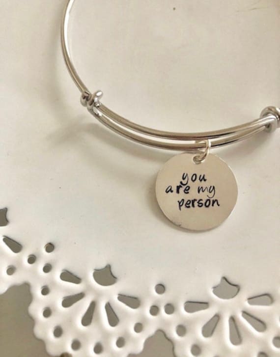 You Are My Person Bangle Bracelet