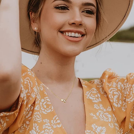 Initial Heart Necklace
