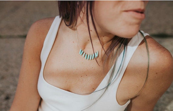 Fringe Turquoise Necklace