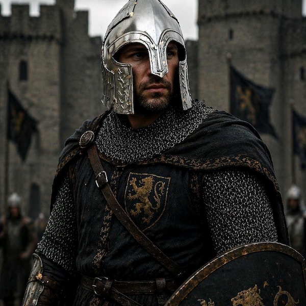 Gondor strijd soldatenhelm | De heer van de ringhelm | middeleeuwse helm