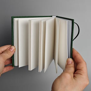 Square premium sketchbook for watercolor, gouache, acrylic 120x120mm., by GO DRAW