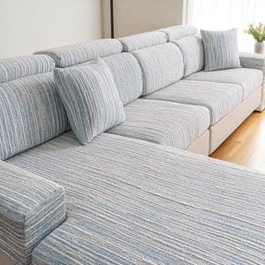 Summer Ice Silk Sofa Cover – 2025 Cool Mat Slipcover for 3-Seater & Chaise | All-Inclusive Universal Couch Protector