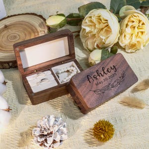 Custom Small Wooden Jewelry Box,Travel Jewelry Box,Wooden Jewellery Organizer,Personalized Gift for Her,Gifts for Her,Retro Jewelry Box