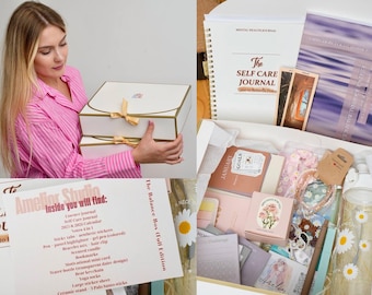 Self Care Gift Box for Women – Mindfulness Journal, Planner Set, Inspiration Gift Collection