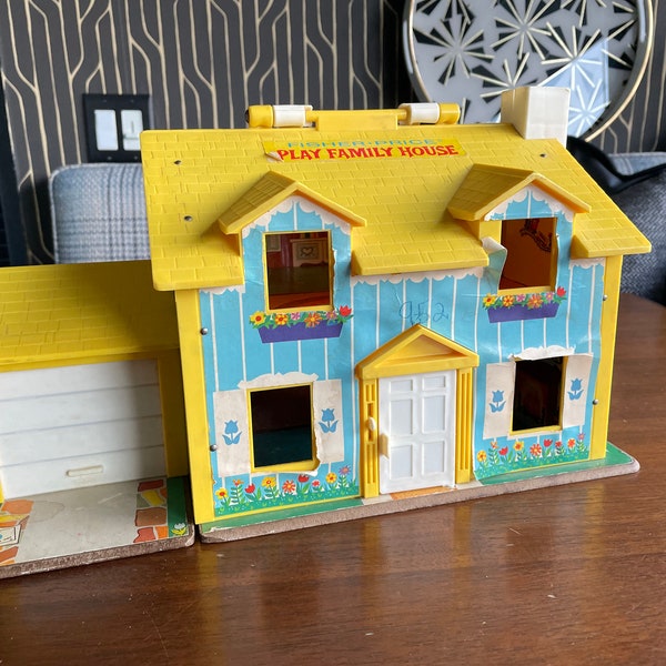 Vintage Fisher Price Play Family House 1969