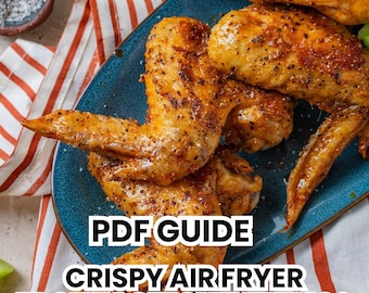 RICETTA FACILE per ali di pollo croccanti e surgelate nella friggitrice ad aria (download digitale)