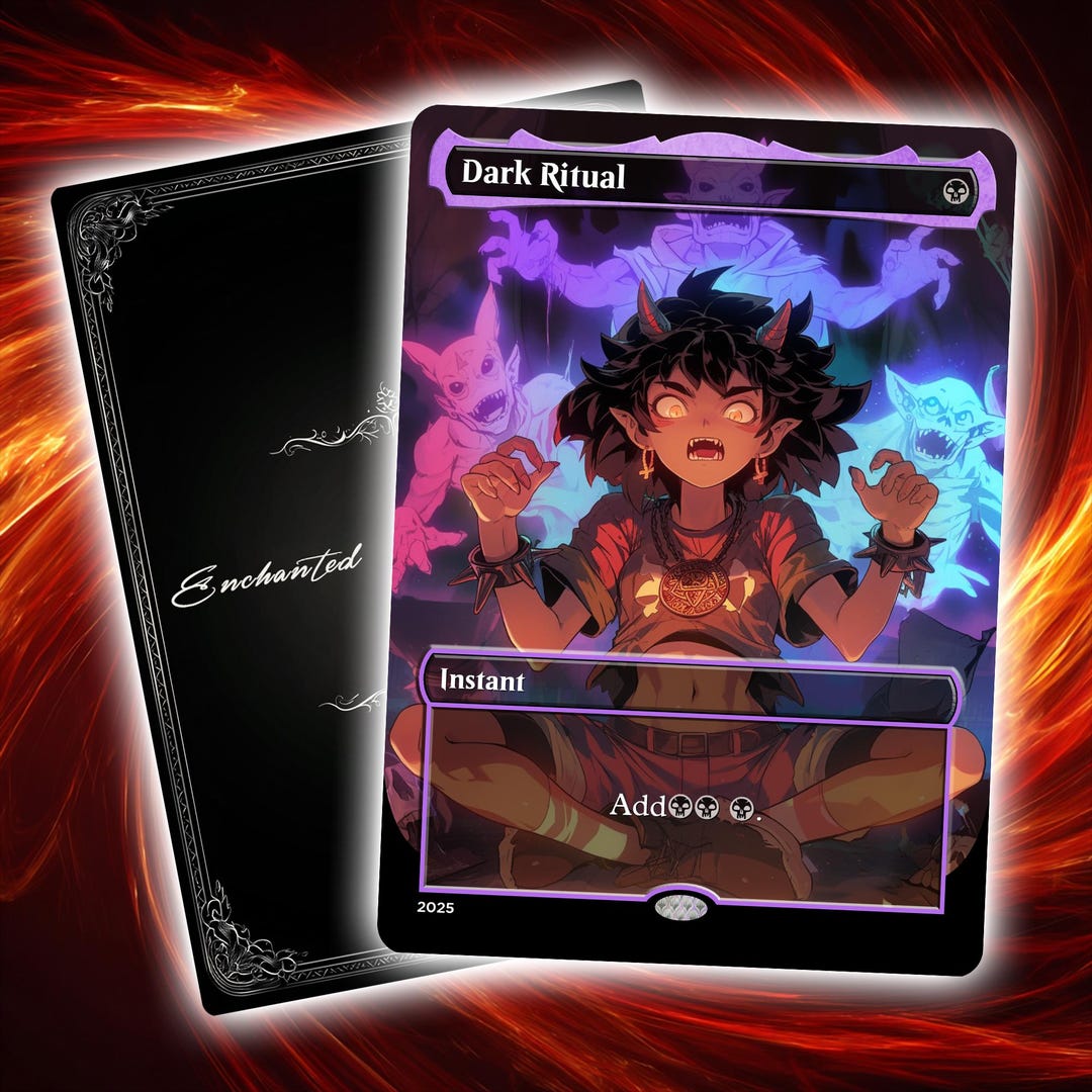 Dark Ritual | Premium Custom Card | Full Art TCG Card | High-quality ...