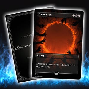 Damnation Proxy Karte für EDH Kommandanten