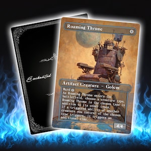Roaming Throne | Premium  Custom Card | Full Art TCG  Card | Clear Printing | Durable, Perfect for Gaming and Collecting