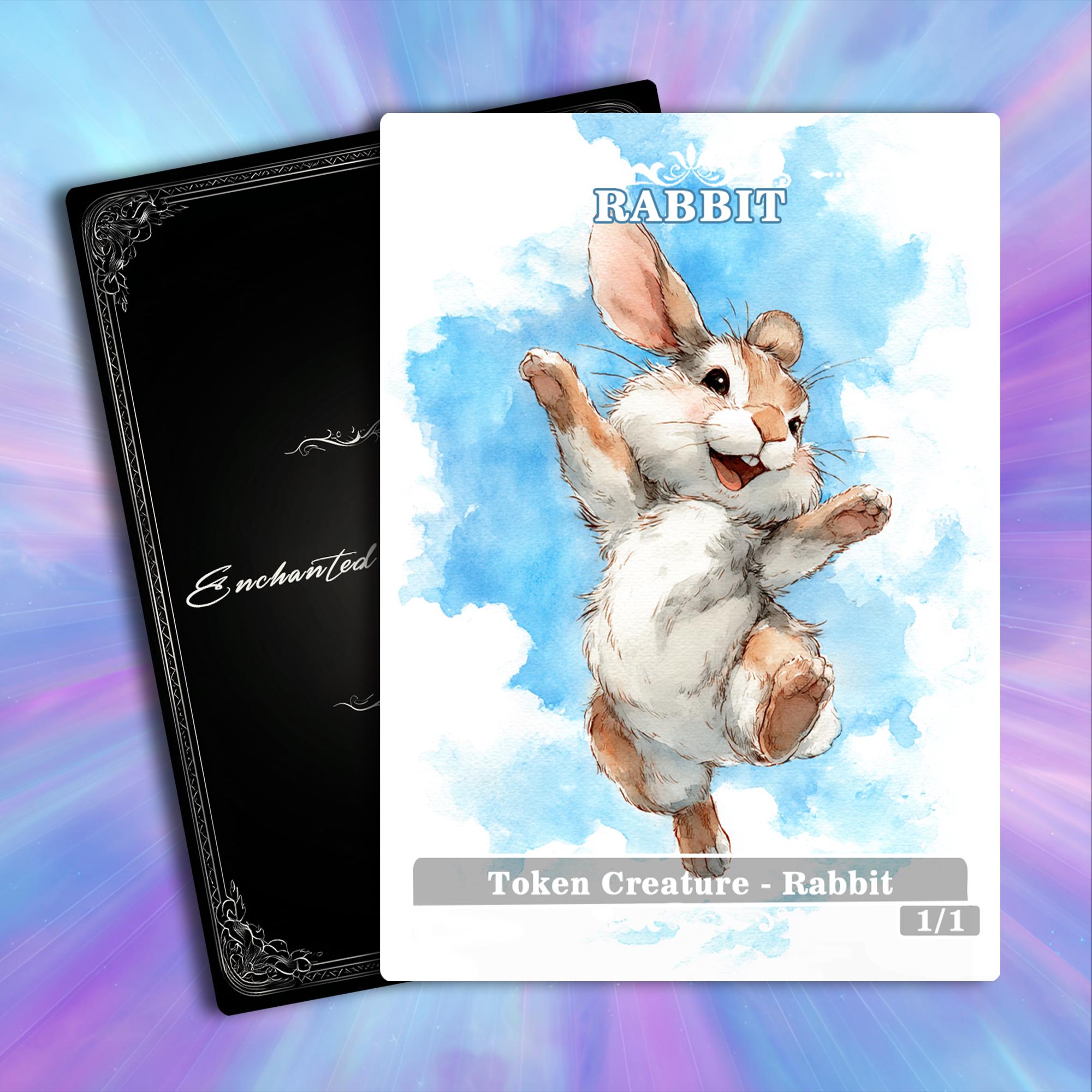 Rabbit Token Full Art TKG : Full Art Joyful Bunny (1/1 Custom Token für ...