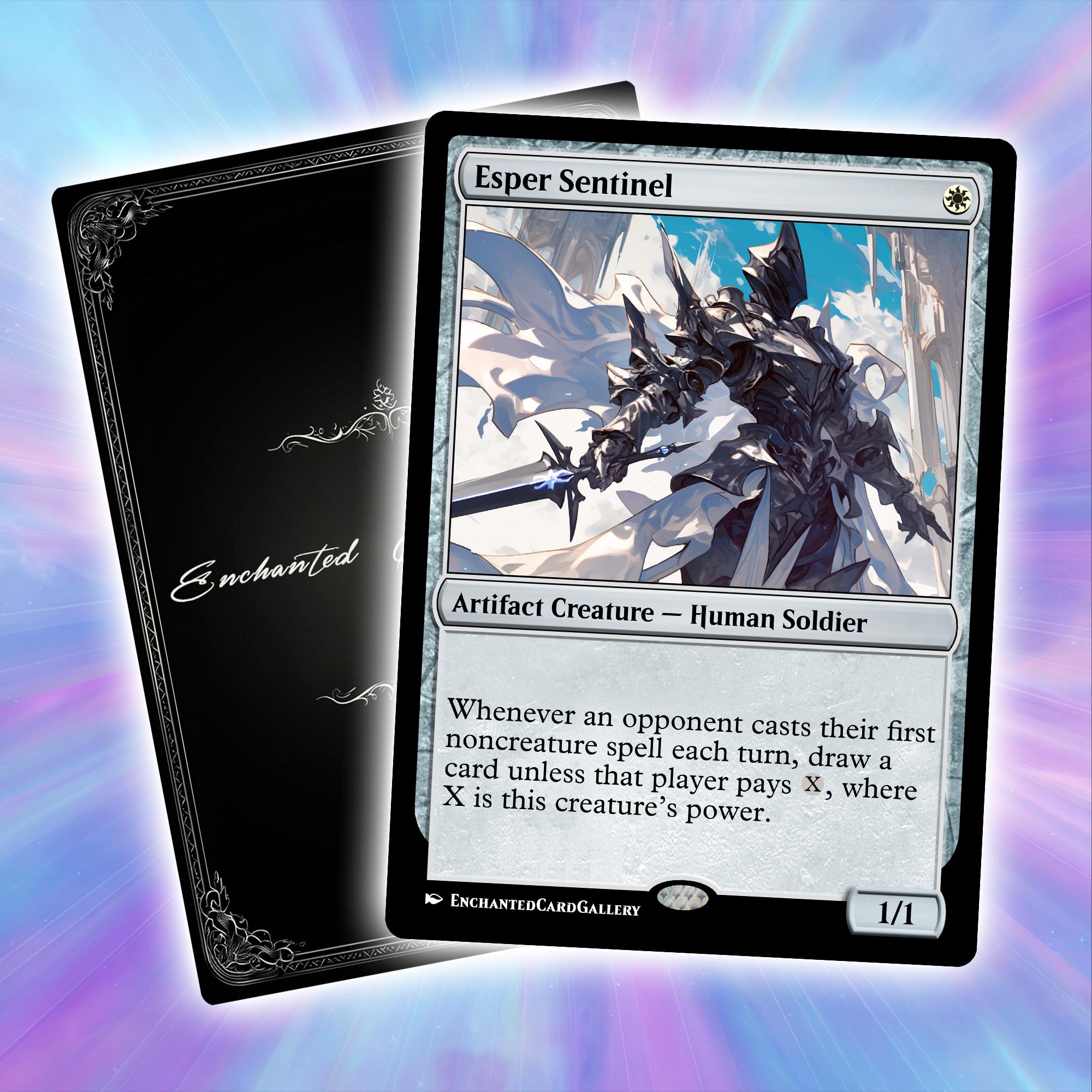 mtg time counter cards Summon: Esper Valigarmanda [198] [Borderless] [FINAL FANTASY: Commander]  [Foil] – Face to Face Games main image 0