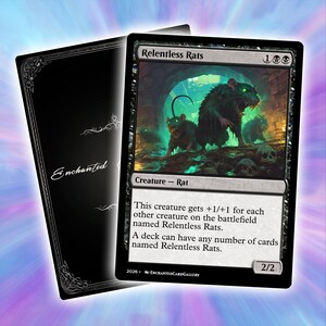 Anime Relentless Rats Mtg - Etsy Anime Relentless Rats Mtg - Etsy