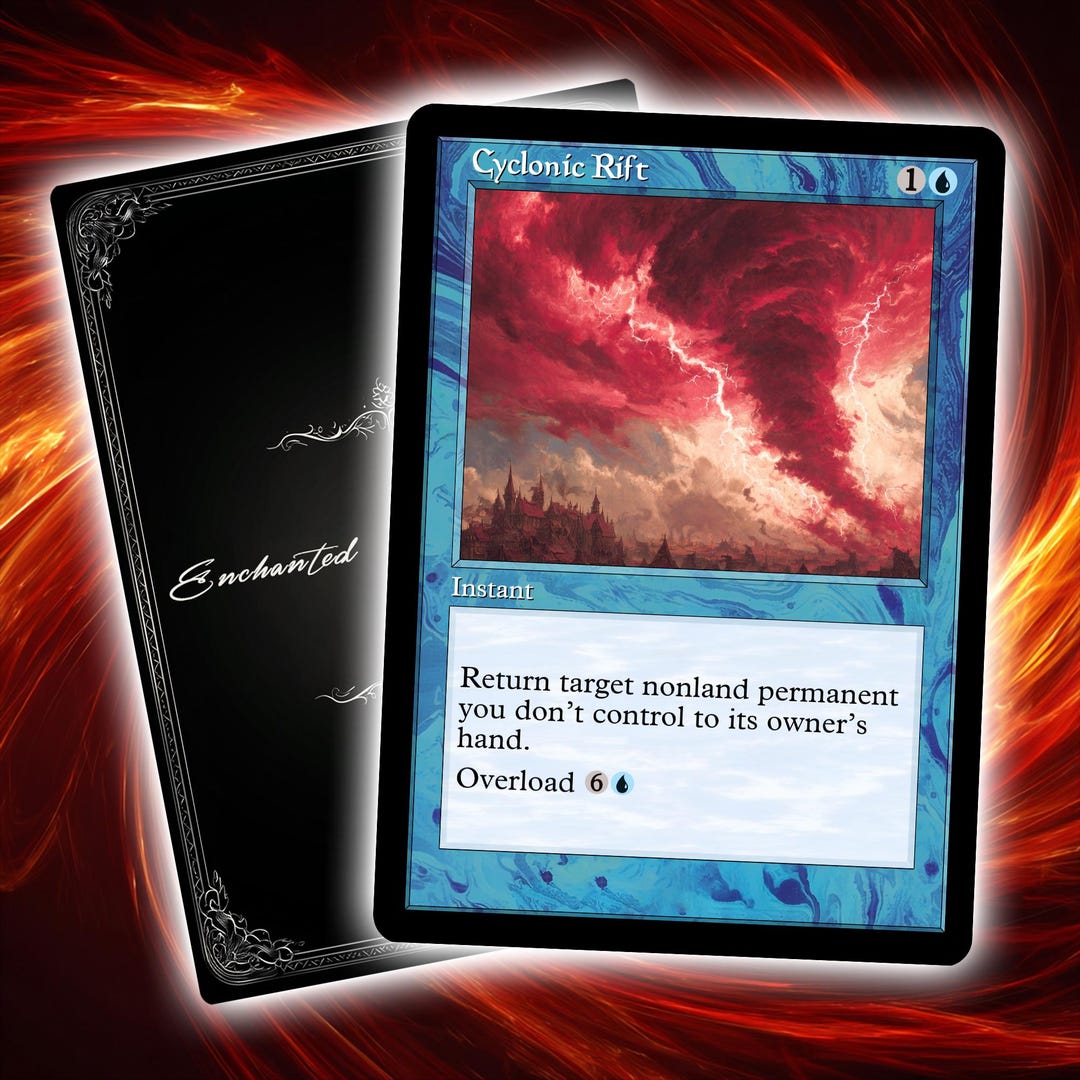 Cyclonic Rift Custom Cyclonic Rift | Premium Custom Card | Full Art TCG Card | High-quality ...