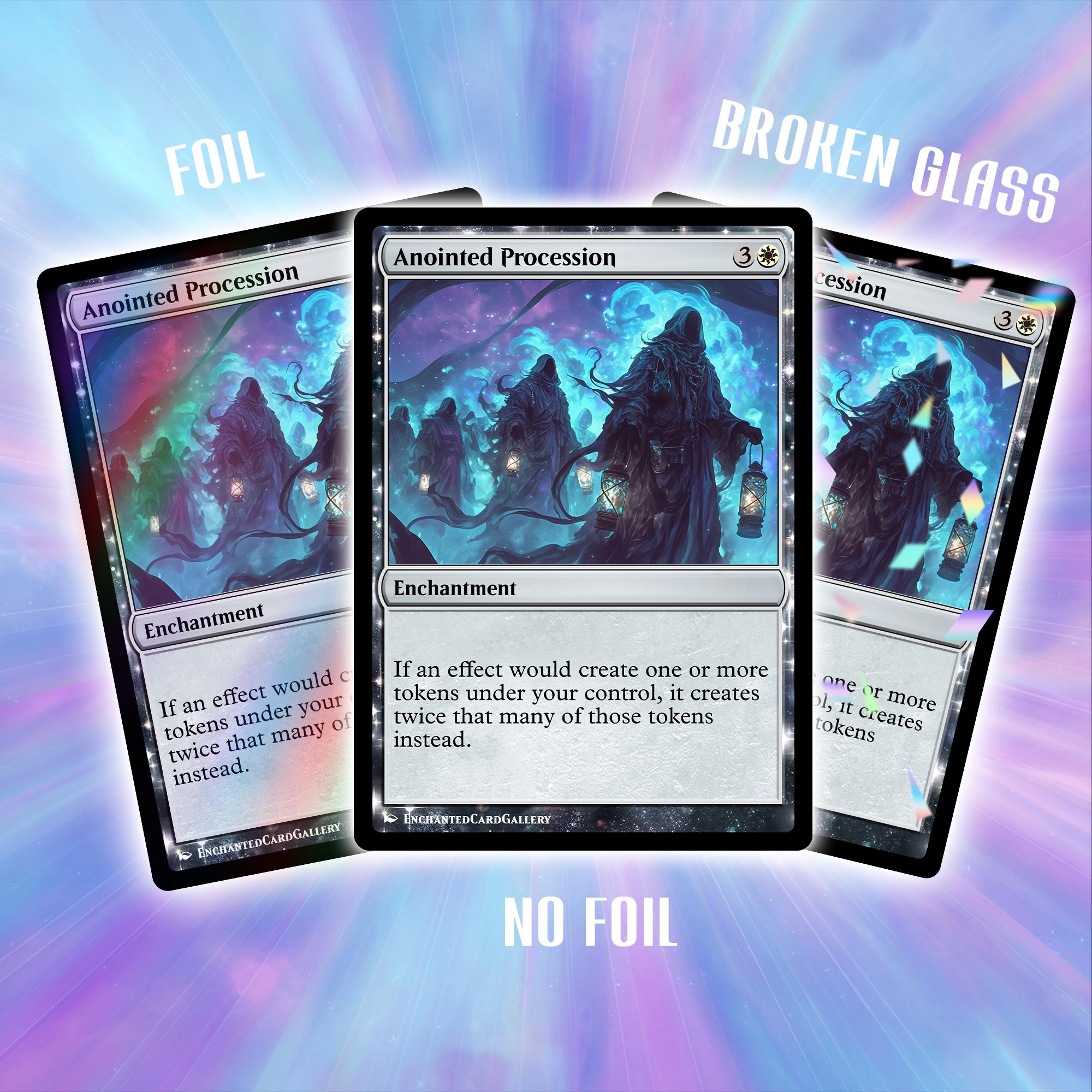 Anointed Procession | Premium Custom Card | Full Art TCG Card