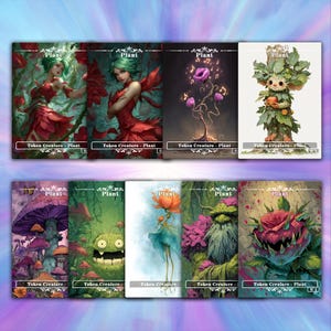 Plant Token MTG（0/1) - Full Art Custom Magic Proxies - Tokens for your Favorite Decks,Plant Collection