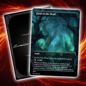 Feld der Toten | benutzerdefinierte Proxy-Karte für EDH Kommandanten, Custom Made Game Card Proxy