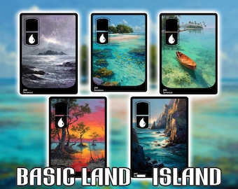 Basiskunststijl landeiland-olieverfschilderij