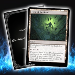 Feld der Toten | benutzerdefinierte Proxy-Karte für EDH Kommandanten, Custom Made Game Card Proxy