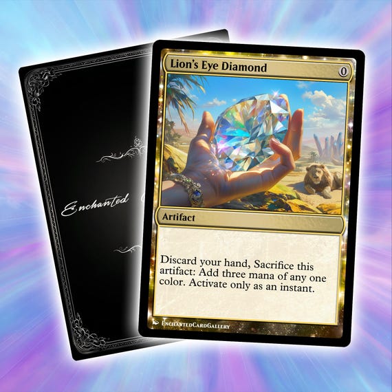 Lion's Eye Diamond | Premium Custom Card | Full Art TCG Card