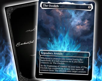 The Ozolith | Premium  Custom Card | Full Art TCG  Card | High-Quality, Clear Printing | Durable,Fan-Made TCG for Casual Play, token for mtg