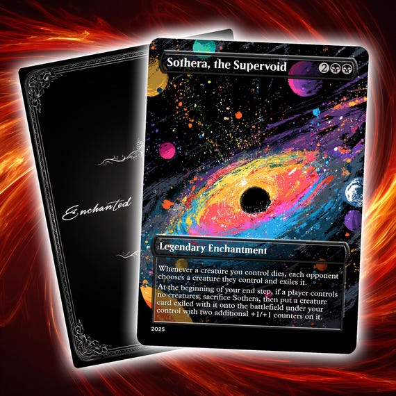 Sothera, the Supervoid | Premium Custom Card | Card | High-quality, Clear Printing | Durable, Perfect for Gaming and Collecting - Etsy Sothera, the Supervoid | Premium Custom Card | Card | High-quality, Clear Printing | Durable, Perfect for Gaming and Collecting - Etsy