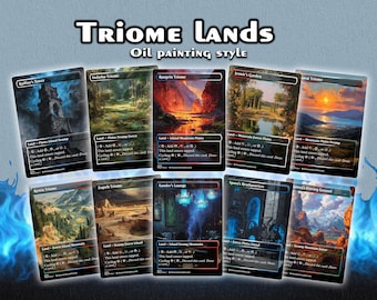 Full Set TRILANDS for MTG Magic the Gathering All 3-color Triple