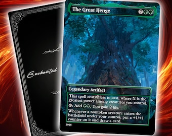 The Great Henge | Premium  Custom Card | Full Art TCG  Card | High-Quality, Clear Printing | Durable, Perfect for Gaming and Collecting