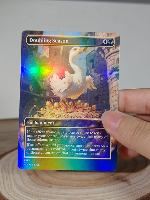Doubling Season Full Art TCG Card: Custom EDH Commander Game Card, Token for Mtg - Etsy Australia Doubling Season Full Art TCG Card: Custom EDH Commander Game Card, Token for Mtg - Etsy Australia