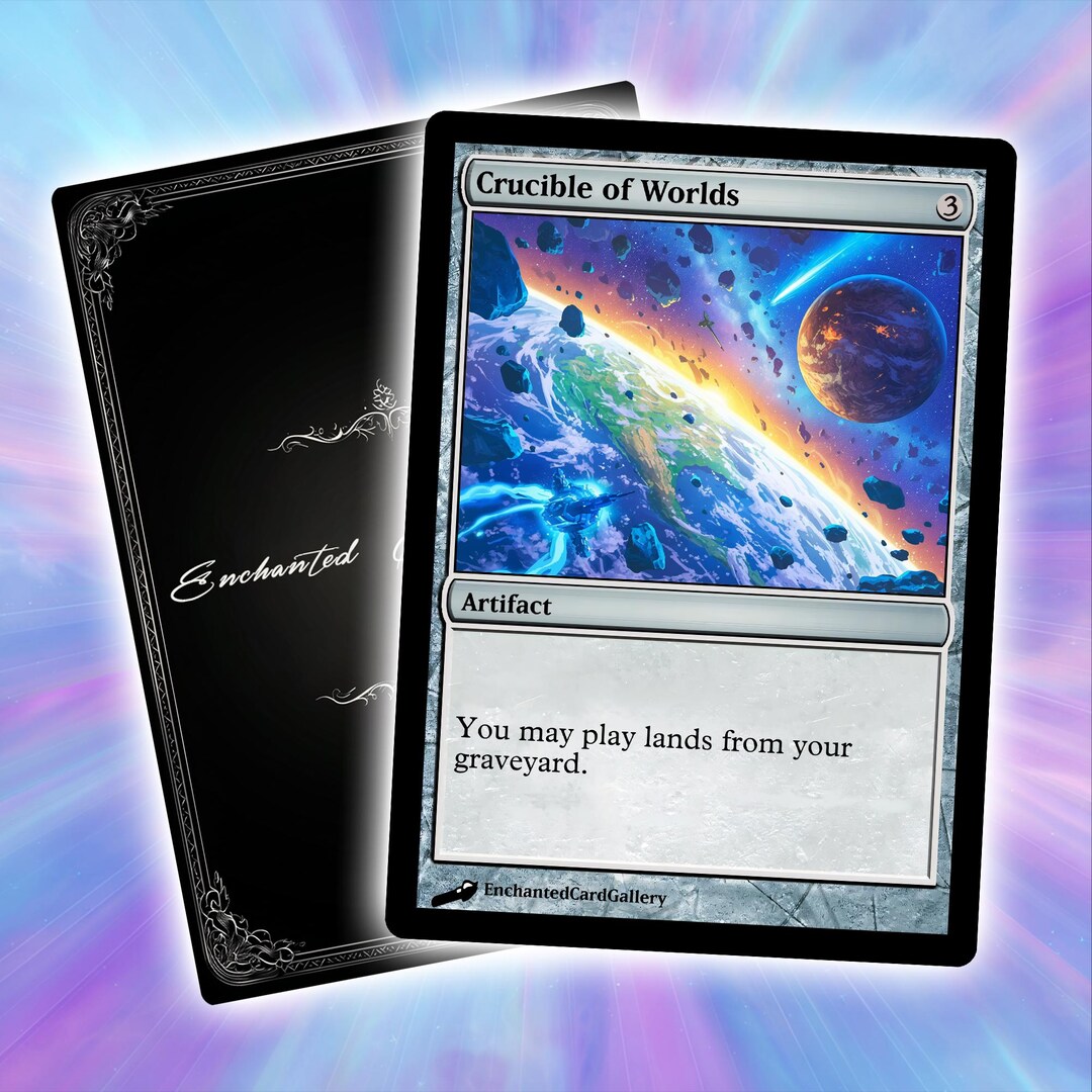 Crucible of Worlds | Premium Custom Card | Full Art TCG Card