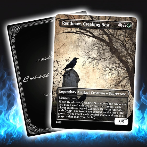 Rendmaw, Creaking Nest | Premium Custom Card | Full Art TCG Card |  High-quality, Clear Printing | Durable,fan-made TCG for Casual Play - Etsy