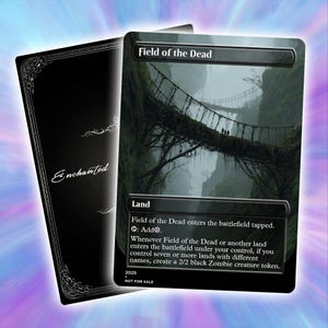 Feld der Toten | benutzerdefinierte Proxy-Karte für EDH Kommandanten, Custom Made Game Card Proxy