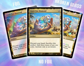 Lion's Eye Diamond | Premium Custom Card | Full Art TCG Card
