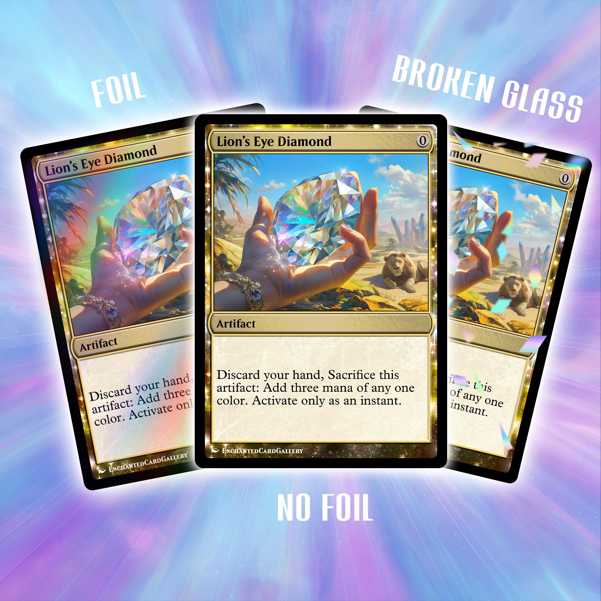 Lion's Eye Diamond | Premium Custom Card | Full Art TCG Card