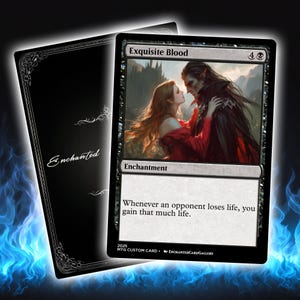 Exquisite Blood | Premium  Custom Card | Full Art TCG  Card | High-Quality, Clear Printing | Durable, Perfect for Gaming and Collecting