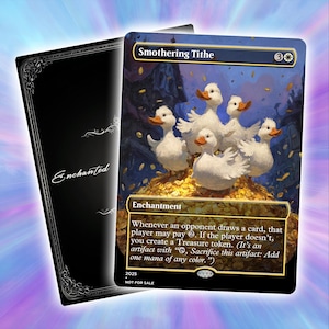 Smothering Tithe | Premiumanpassat kort | Full Art TCG-kort | Högkvalitativt, tydligt tryck | Hållbart, perfekt för spel och samlande