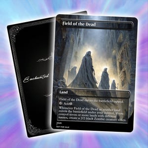 Feld der Toten | benutzerdefinierte Proxy-Karte für EDH Kommandanten, Custom Made Game Card Proxy