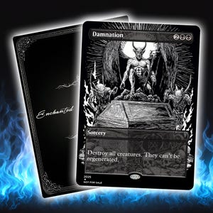 Damnation Proxy Karte für EDH Kommandanten
