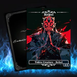 Rebel Token MTG Proxy: Full Art Custom Magic Token