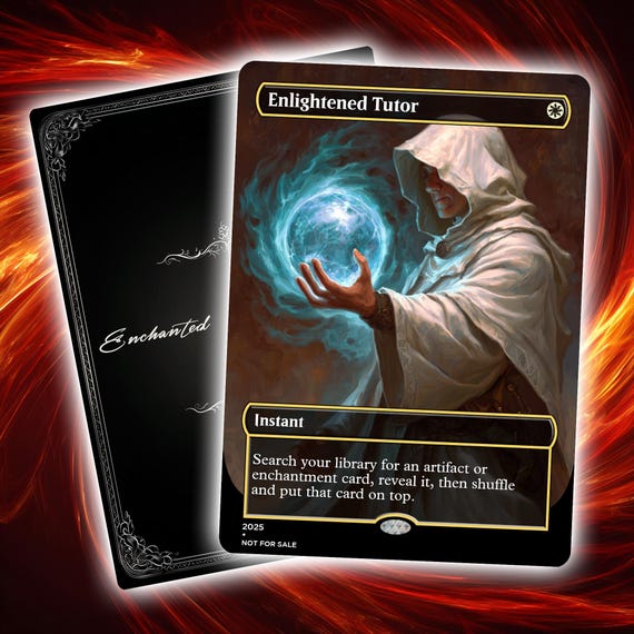 USED MTG FOIL Enlightened Tutor 悟りの教示者 - Enlightened Tutor