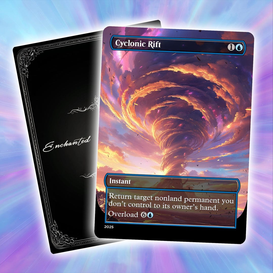 Cyclonic Rift Custom Cyclonic Rift | Premium Custom Card | Full Art TCG Card | High-quality ...