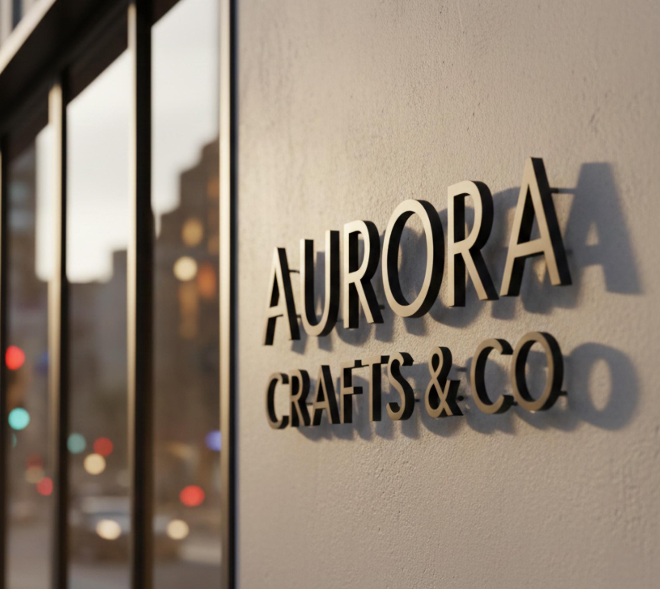 Custom Laser Cut 3D Metal Logo Sign | Floating Mount Business Wall ...