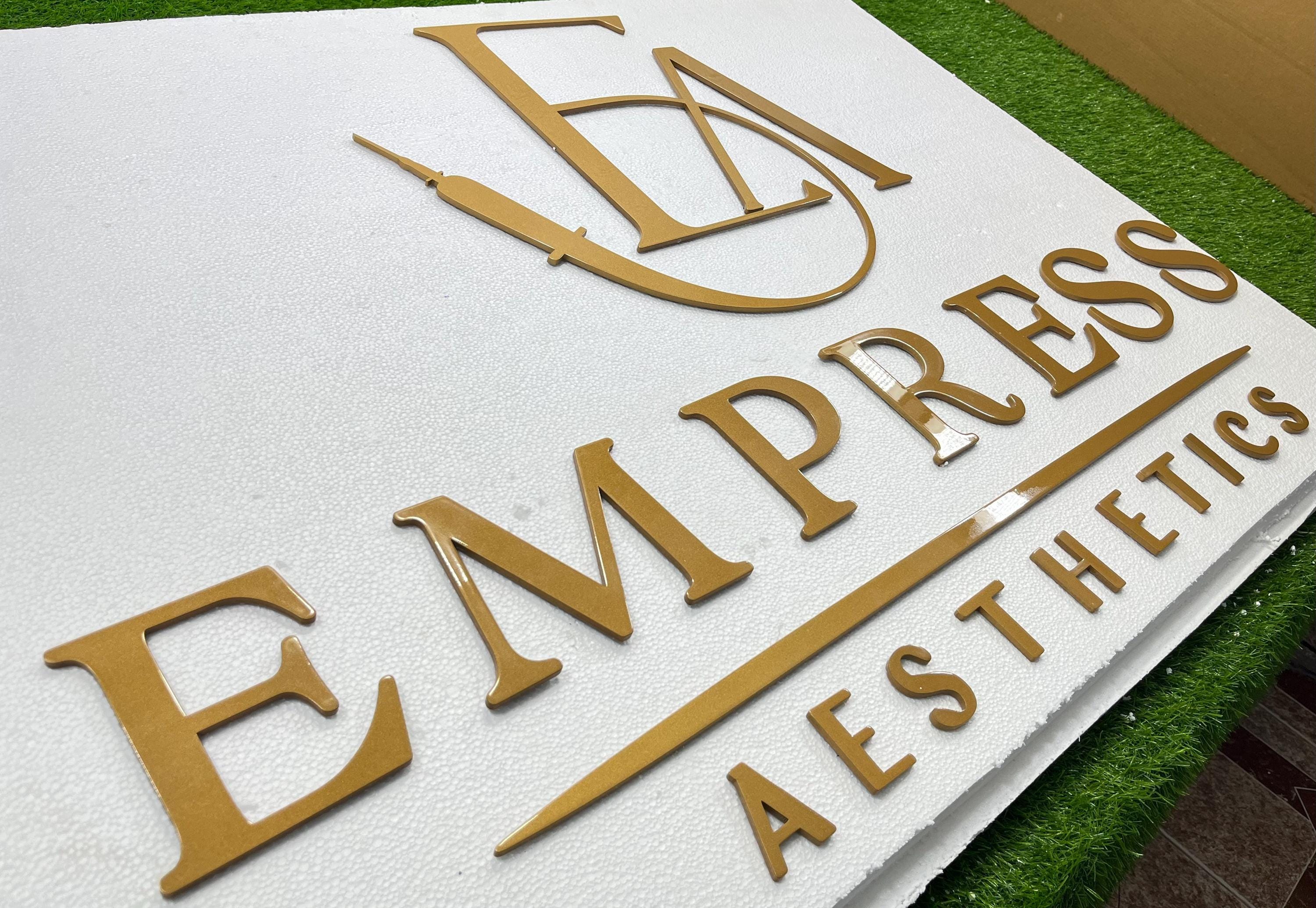 Custom Laser Cut Metal Business Logo Sign | 3D Office Wall Decor - Etsy